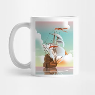 Old Sailing Ship Mug